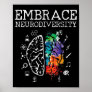 Neurodiversity - Embrace ADHD Autism ASD Poster