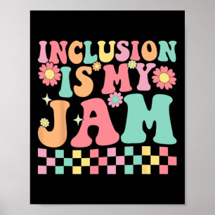 Neurodiversity Inclusion Is My Jam Autism Special  Poster