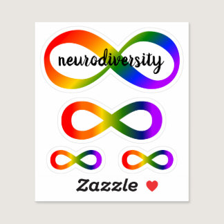 Neurodiversity Infinities Custom-Cut Vinyl Sticker