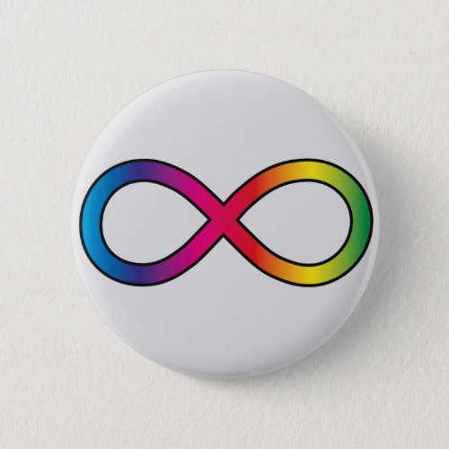 Neurodiversity infinity symbol button