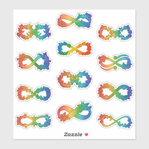 Neurodiversity Infinity Symbol Sticker