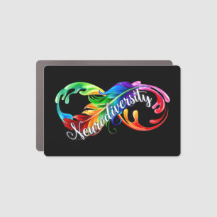 Neurodiversity Is Beautiful Rainbow is great gift  Car Magnet