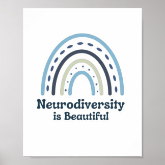 Neurodiversity is Beautiful Wall Art