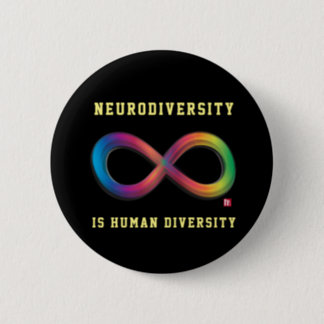 Neurodiversity is Human Diversity Button