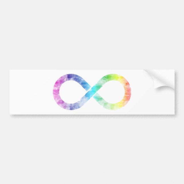neurodiversity logo bumper sticker (Front)