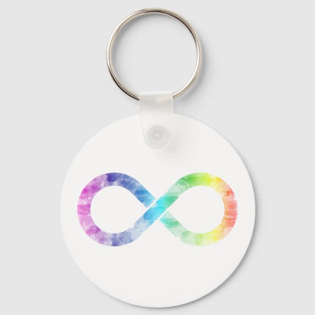 Neurodiversity logo keychain  (Front)
