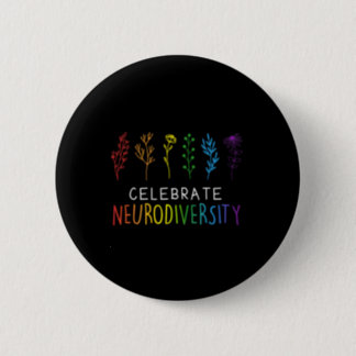 Neurodiversity Mental Health Autism Awareness 1  Button