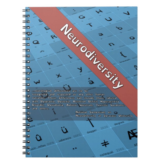 Neurodiversity Quote Notebook (Front)