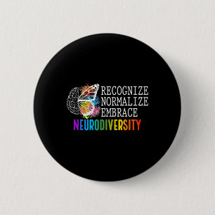 Neurodiversity Recognize Normalize Embrace Adhd Au Button