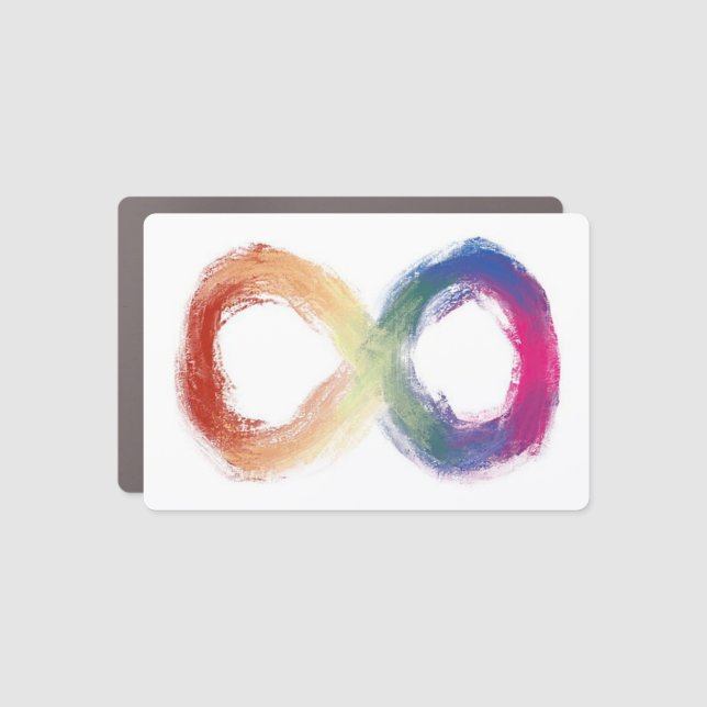 Neurodiversity symbol car magnet (Front)