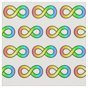 Neurodiversity symbol fabric