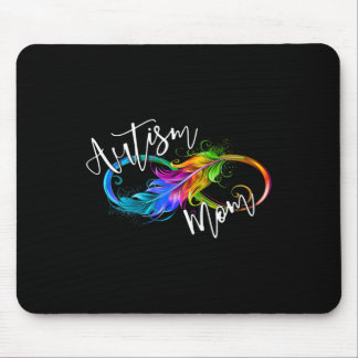 Neurodiversity Symbol Rainbow Infinity Autism Mom  Mouse Pad