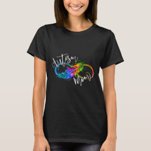 Neurodiversity Symbol Rainbow Infinity Autism Mom T-Shirt