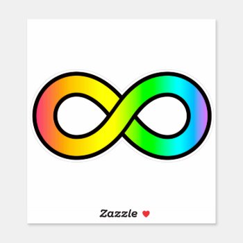 Neurodiversity Symbol Sticker by Stickies at Zazzle