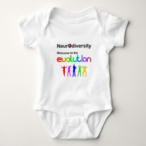 Neurodiversity Welcome to the Evolution Baby Bodysuit