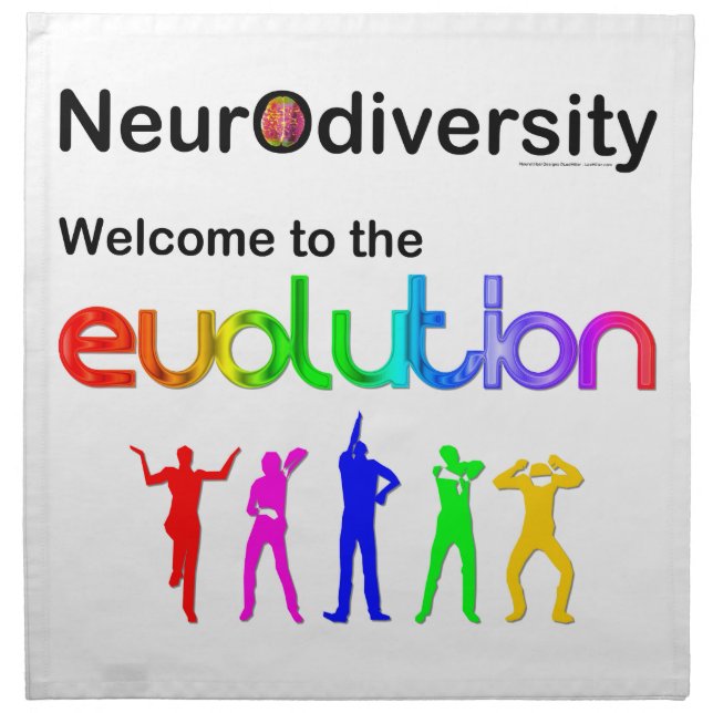 Neurodiversity Welcome to the Evolution Napkin (Front)