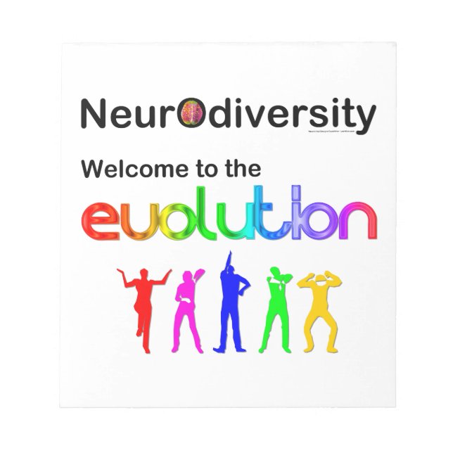 Neurodiversity Welcome to the Evolution Notepad (Front)
