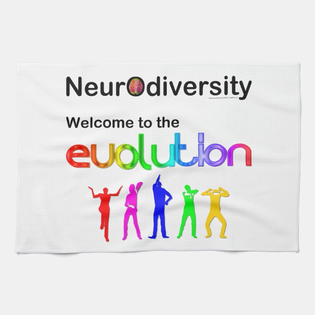 Neurodiversity Welcome to the Evolution Towel (Horizontal)