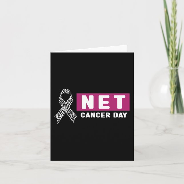 Neuroendocrine Cancer Awareness  - World NET Cance Card (Front)