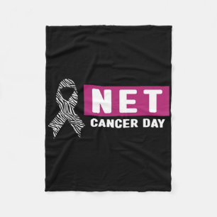 Neuroendocrine Cancer Awareness - World Net Cancer Fleece Blanket