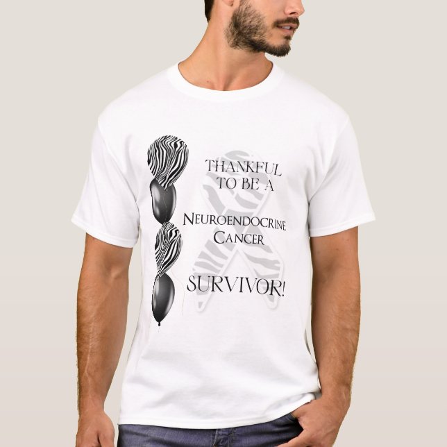 Neuroendocrine Cancer Survivor T-Shirt (Front)