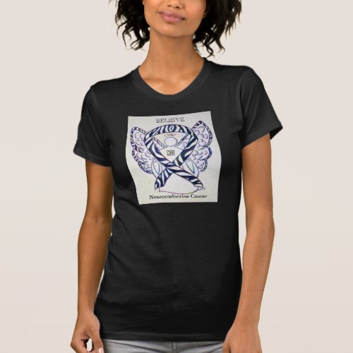 Neuroendocrine Cancer Zebra Awareness Ribbon Shirt