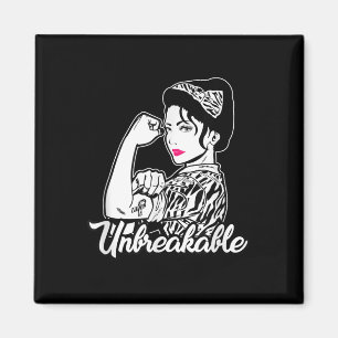 Neuroendocrine Carcinoid Cancer Unbreakable Ribbon Magnet