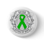 Neurofibromatosis Never Giving Up Hope Button