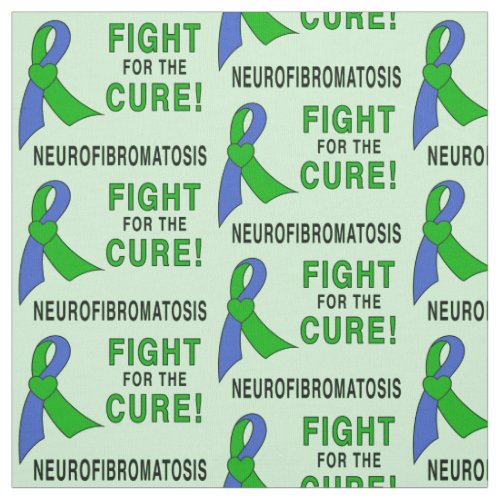 Neurofibromatosis Ribbon Fight for the Cure Fabric