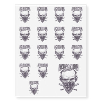 Neurofunk Soldier Temporary Tattoos