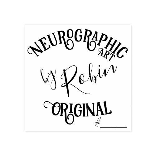 Neurographic 2 Art Stamp