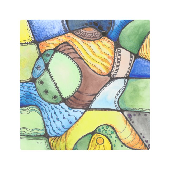 Neurographic Art Square Art  (Front)
