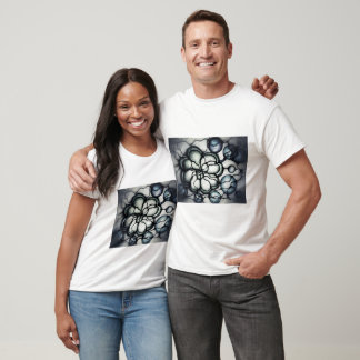Neurographic Flower Art Unisex T-Shirt Abstract F