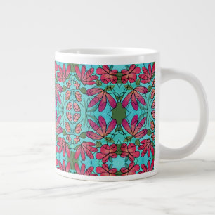 NEUROGRAPHIC SPRING FLOWERS WATERCOLORS GIANT COFFEE MUG