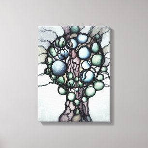 Neurographic Tree of Life Hoodie - Abstract Sphere Canvas Print