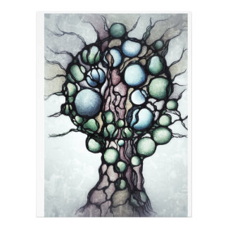 Neurographic Tree of Life Hoodie - Abstract Sphere Photo Print