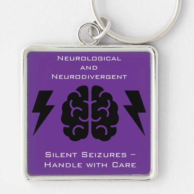 Neurological & Neurodivergent Keychain (Front)