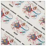 Neurological Plumbing Inside Neuron Synapse Humor Fabric