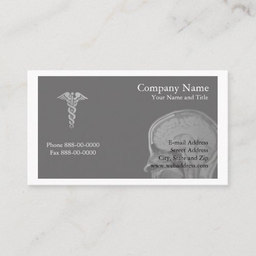 Neurologist Appointment Business Card
