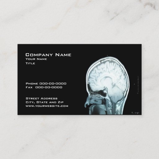 Customizable Neurologist Business Card