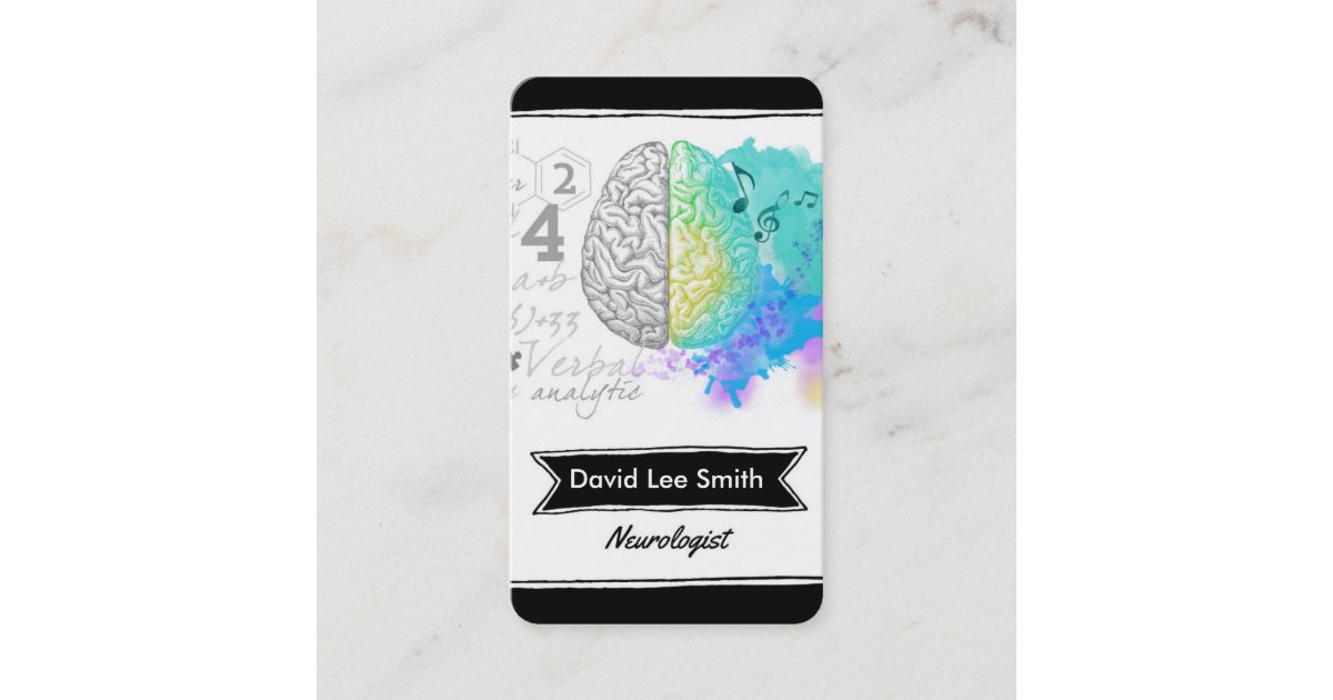 Neurologist Business Card Zazzle 5328