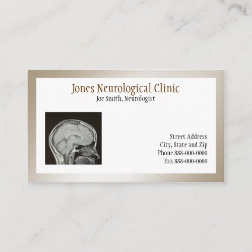 Neurologist Business Card
