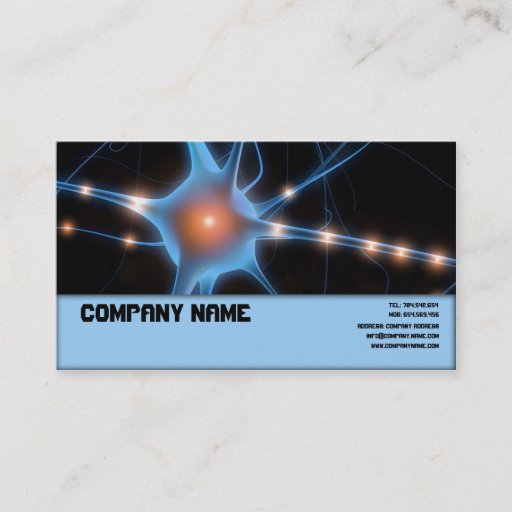 Customizable Neurologist Business Card Template