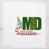 NEUROLOGIST MERRY CHRISTMAS NEUROLOGY (Front/Back)