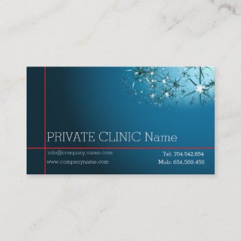 Neurologist Private Clinic Doctor First Aid Card by paplavskyte at Zazzle