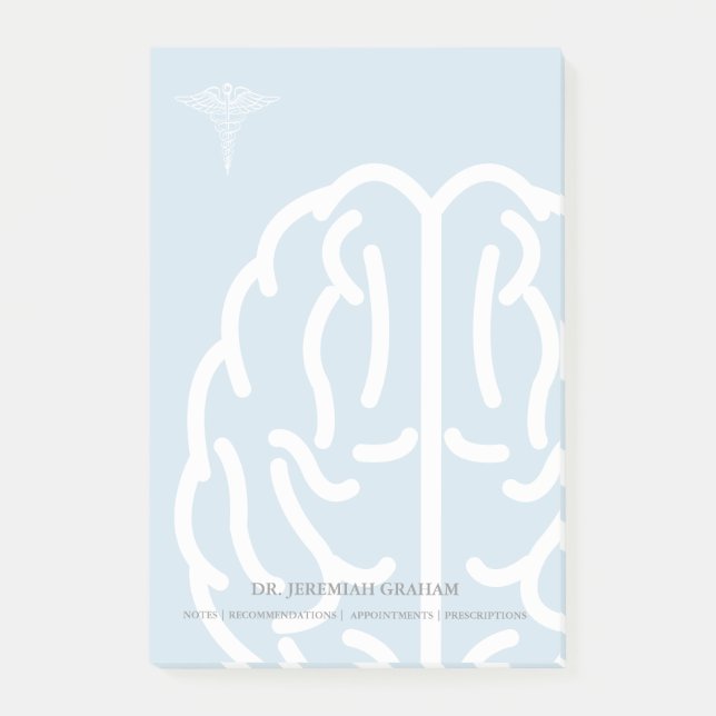 Neurologist | Psychiatrist Personalized Name Post-it Notes (Front)