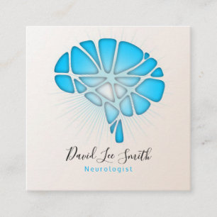 Neurologist / Psychologist Square Business Card
