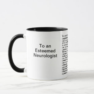 Neurologist Thank You Message Mug