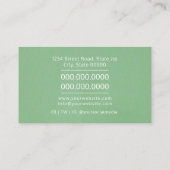 Neurologist Tipographyc business card (Back)