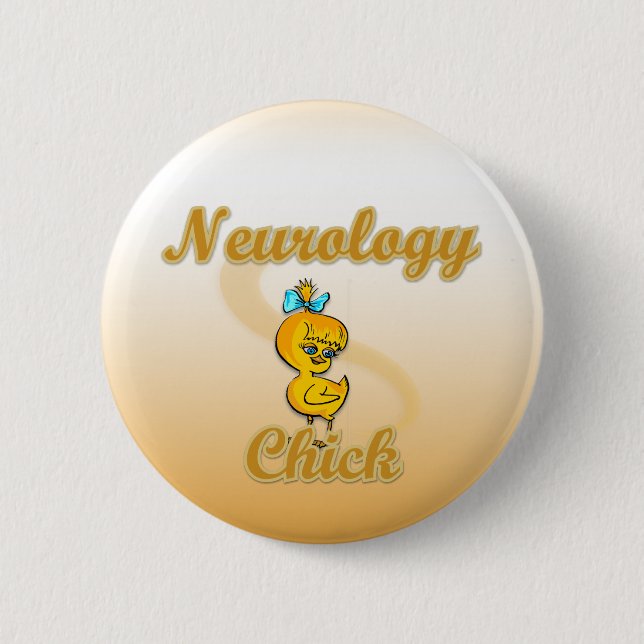 Neurology Chick Button (Front)